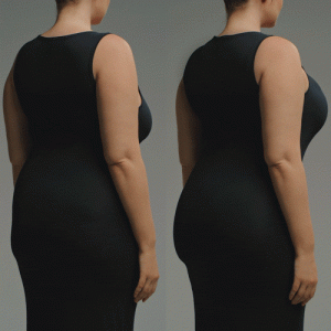 PUSH-UP BUTT ENHANCING PADDED MID THIGH BODYSUIT