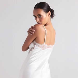 LACE MIDI SLIP DRESS