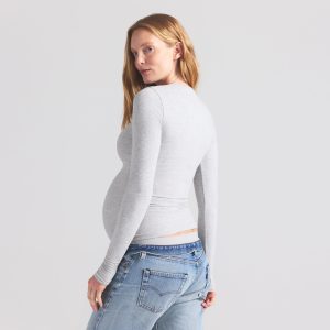 MATERNITY LONG SLEEVE T-SHIRT