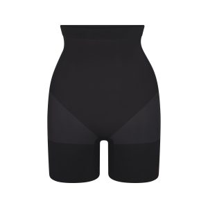 HIGH-WAISTED MID THIGH SHORT