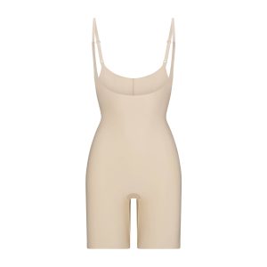 BUTT ENHANCING OPEN BUST PADDED BODYSUIT