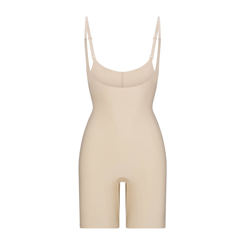 BUTT ENHANCING OPEN BUST PADDED BODYSUIT