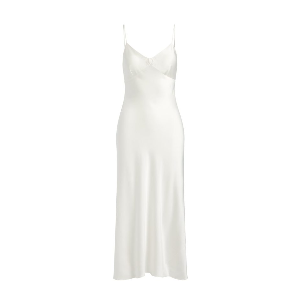 CAMI V NECK LONG SLIP