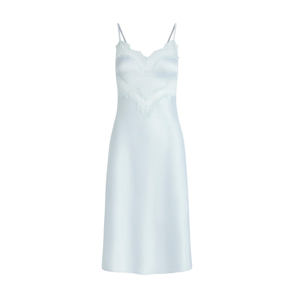LACE MIDI SLIP DRESS
