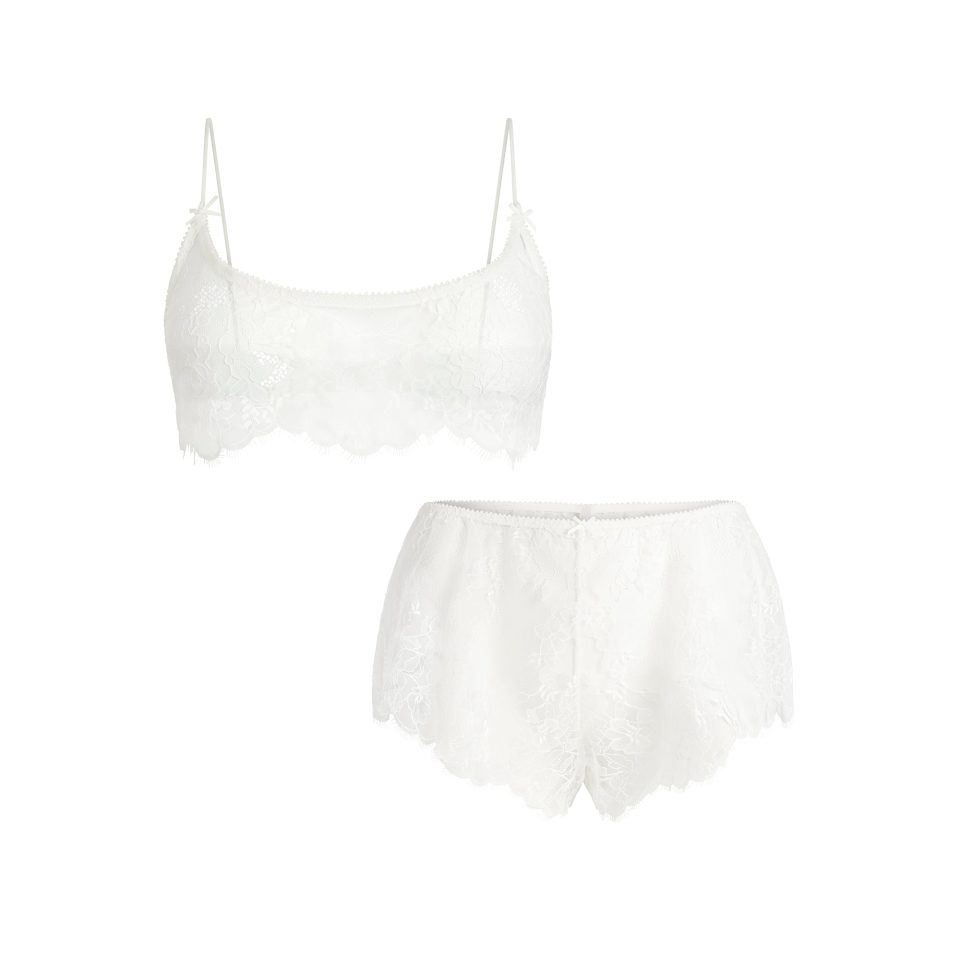 BRALETTE AND SHORT SET