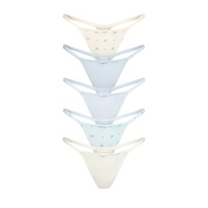 PICOT STRING THONG 5-PACK