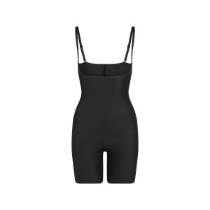 CORE SCULPT OPEN BUST MID THIGH BODYSUIT