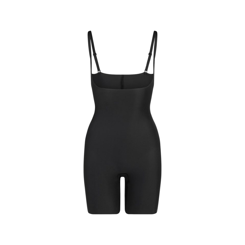 CORE SCULPT OPEN BUST MID THIGH BODYSUIT