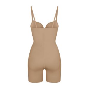 PUSH-UP BUTT ENHANCING PADDED MID THIGH BODYSUIT