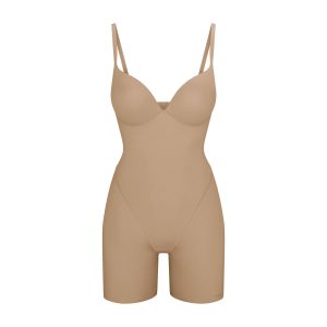 PUSH-UP BUTT ENHANCING PADDED MID THIGH BODYSUIT