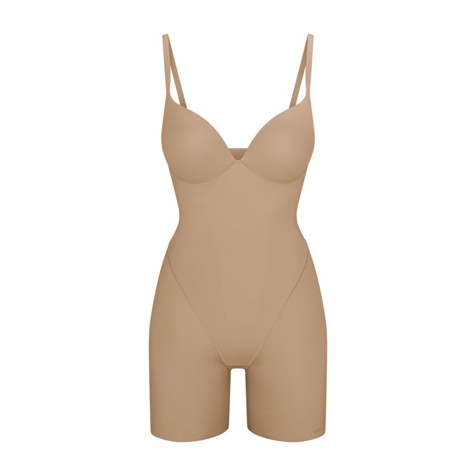 PUSH-UP BUTT ENHANCING PADDED MID THIGH BODYSUIT