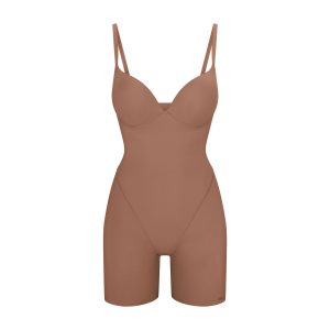 PUSH-UP BUTT ENHANCING PADDED MID THIGH BODYSUIT