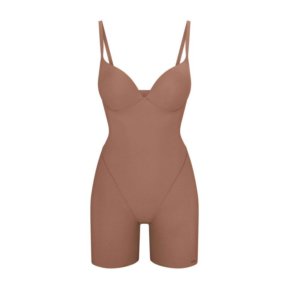 PUSH-UP BUTT ENHANCING PADDED MID THIGH BODYSUIT